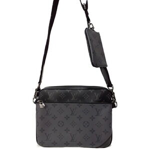 Louis Vuitton Monogram Eclipse Black Trio Messenger Bag Shoulder